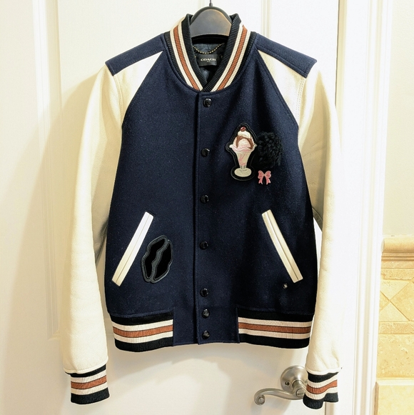 Coach 1941 Varsity Letterman Bomber Jacket - Picture 3 of 14